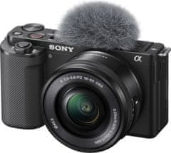 Sony ZV-E10 + 16-50mm + 10-18mm + grip GP-VPT2BT + mikrofon ECM-W2BT
