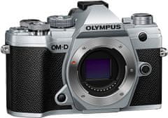 Olympus E-M5 Mark III + 12-40mm PRO, stříbrná/černá (V207090SE020)