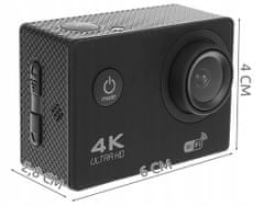 commshop ULTRA HD Kamera 4K , Wifi 32GB černá